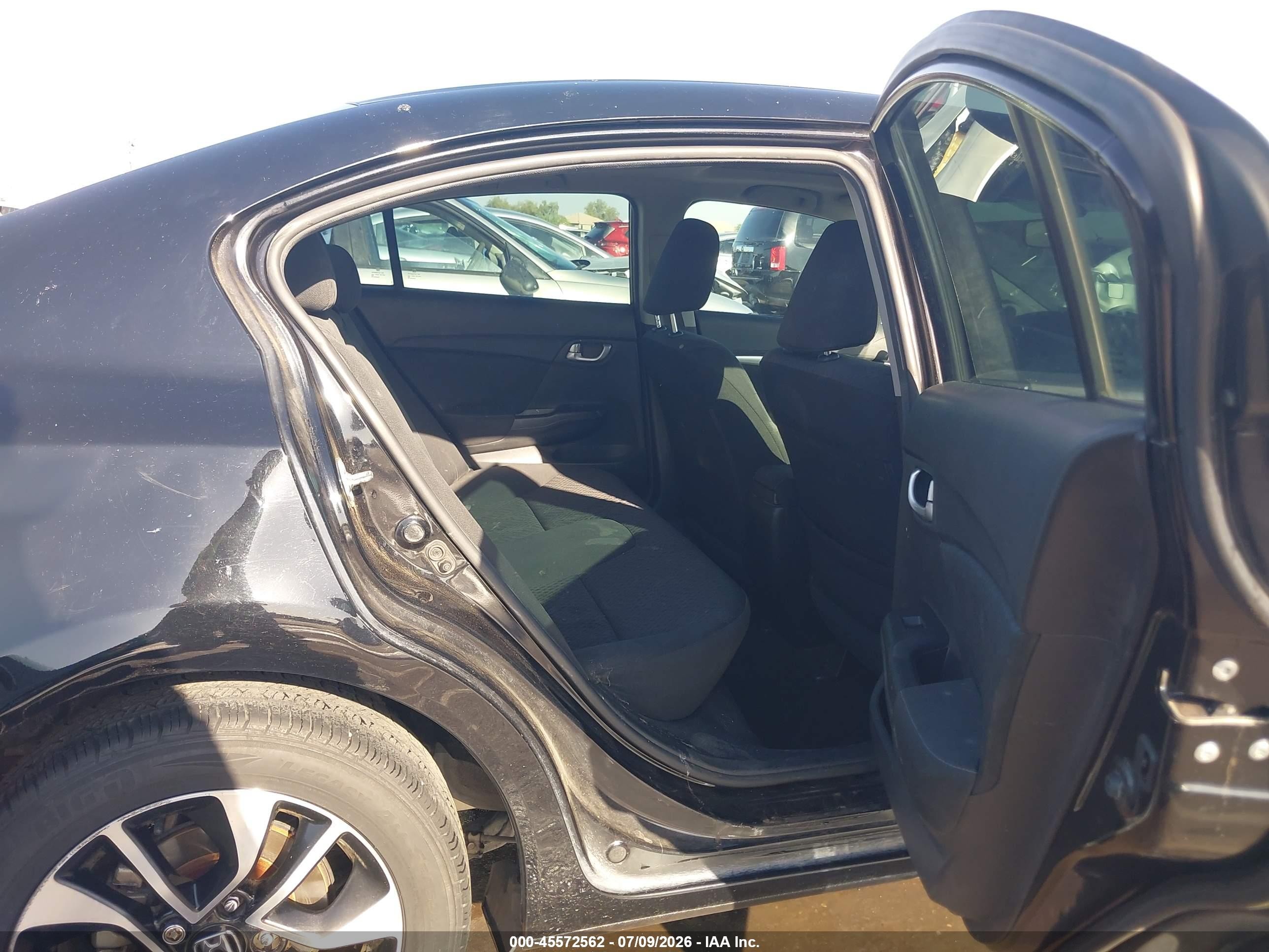 2015 Honda Civic Ex Black vin: 2HGFB2F89FH562532