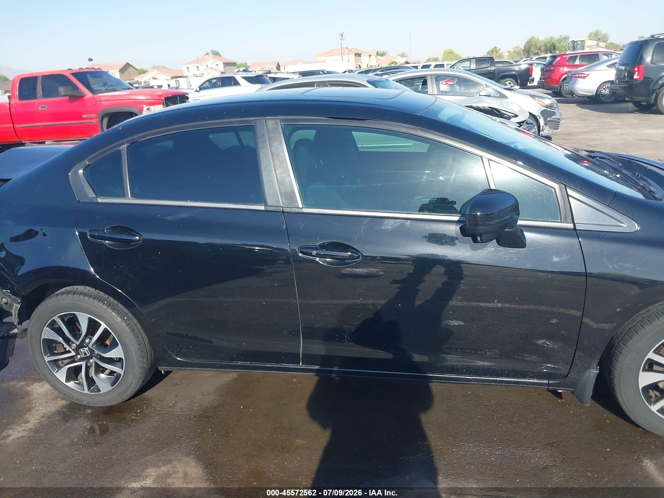2015 Honda Civic Ex Black vin: 2HGFB2F89FH562532