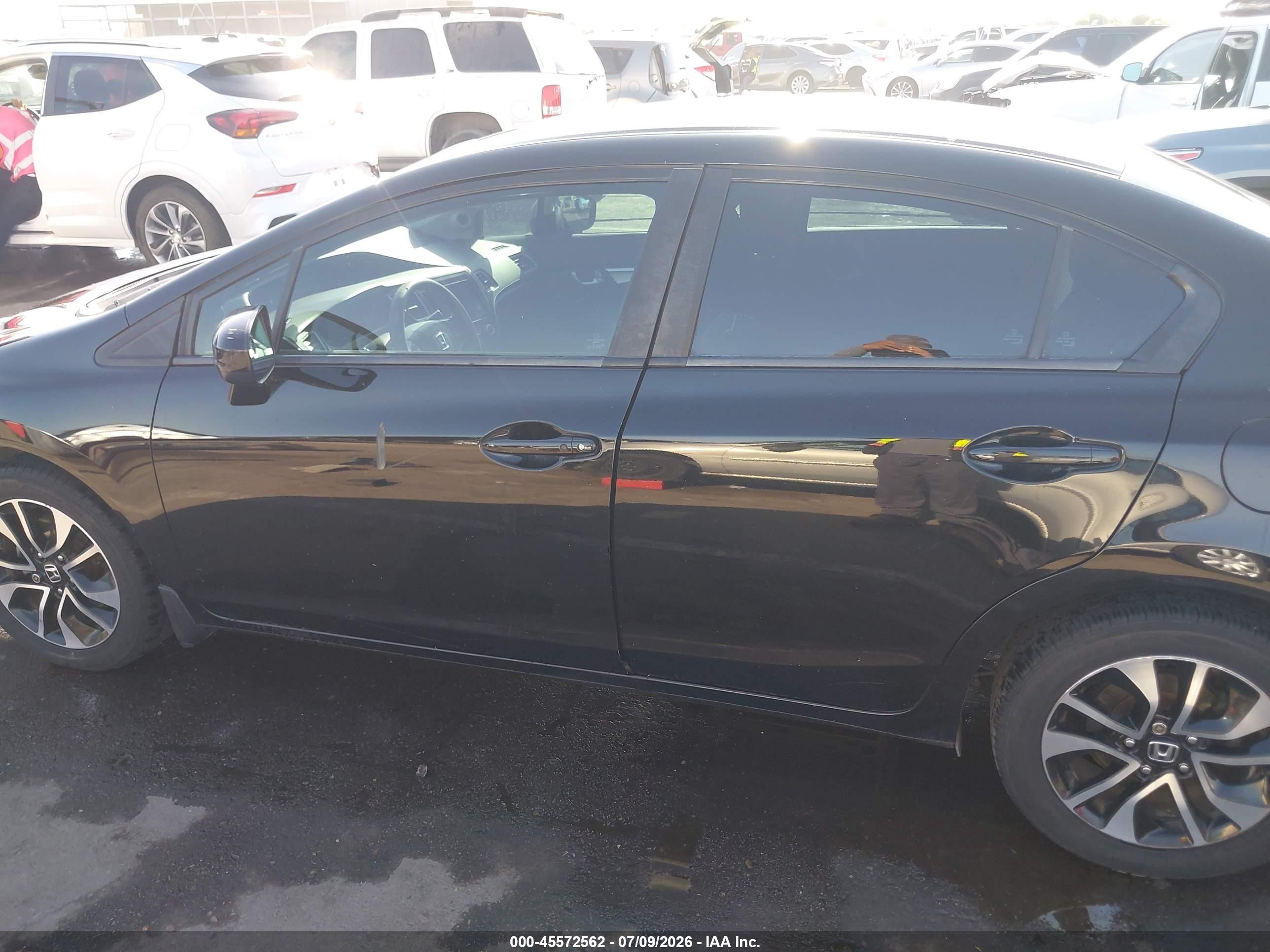 2015 Honda Civic Ex Black vin: 2HGFB2F89FH562532