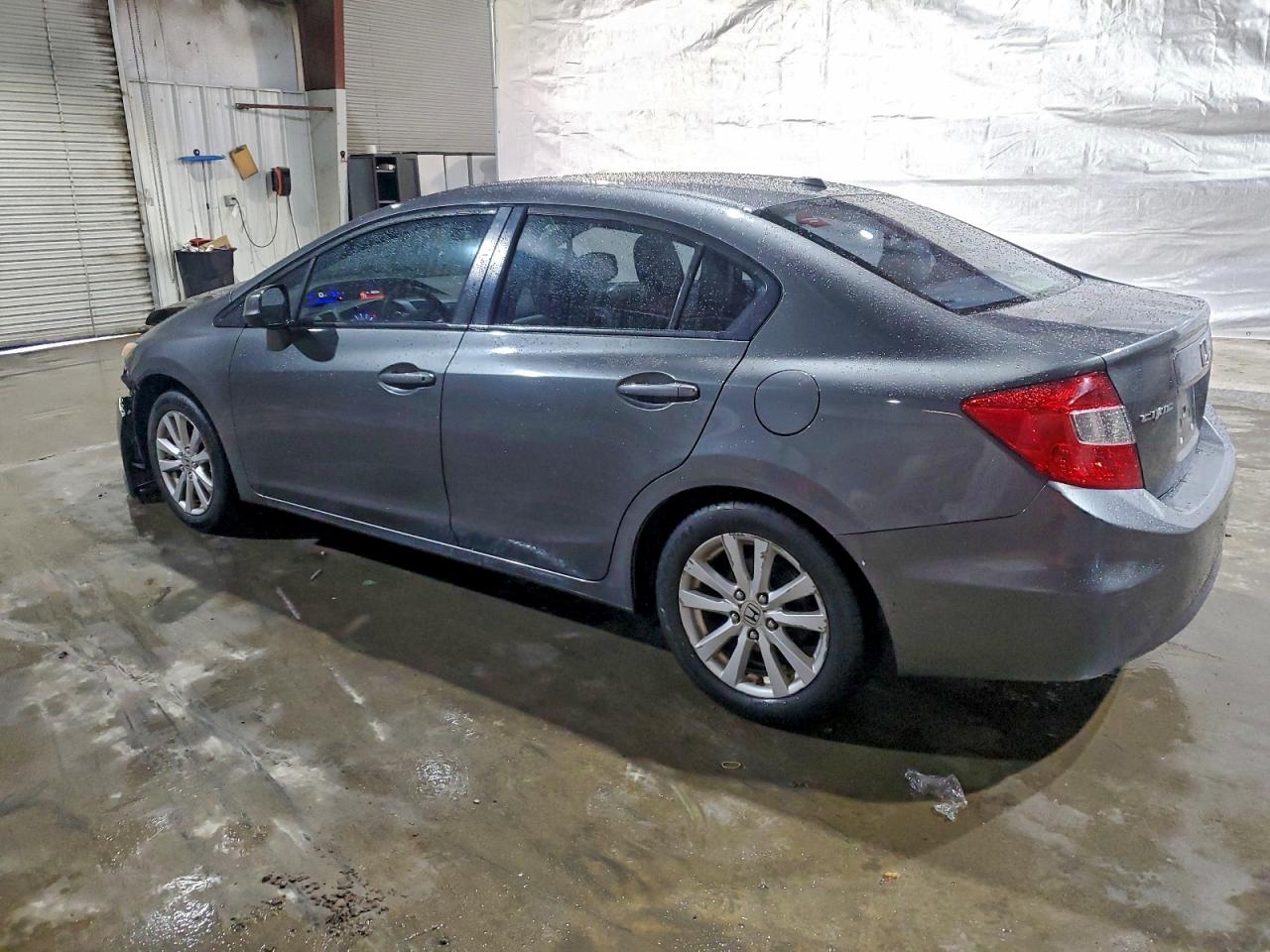 2012 Honda Civic Ex Gray vin: 2HGFB2F8XCH306654
