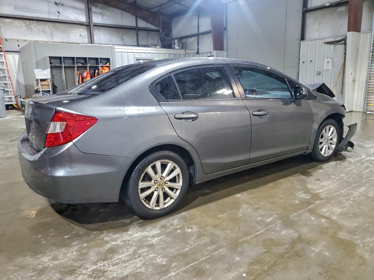 2012 Honda Civic Ex Gray vin: 2HGFB2F8XCH306654