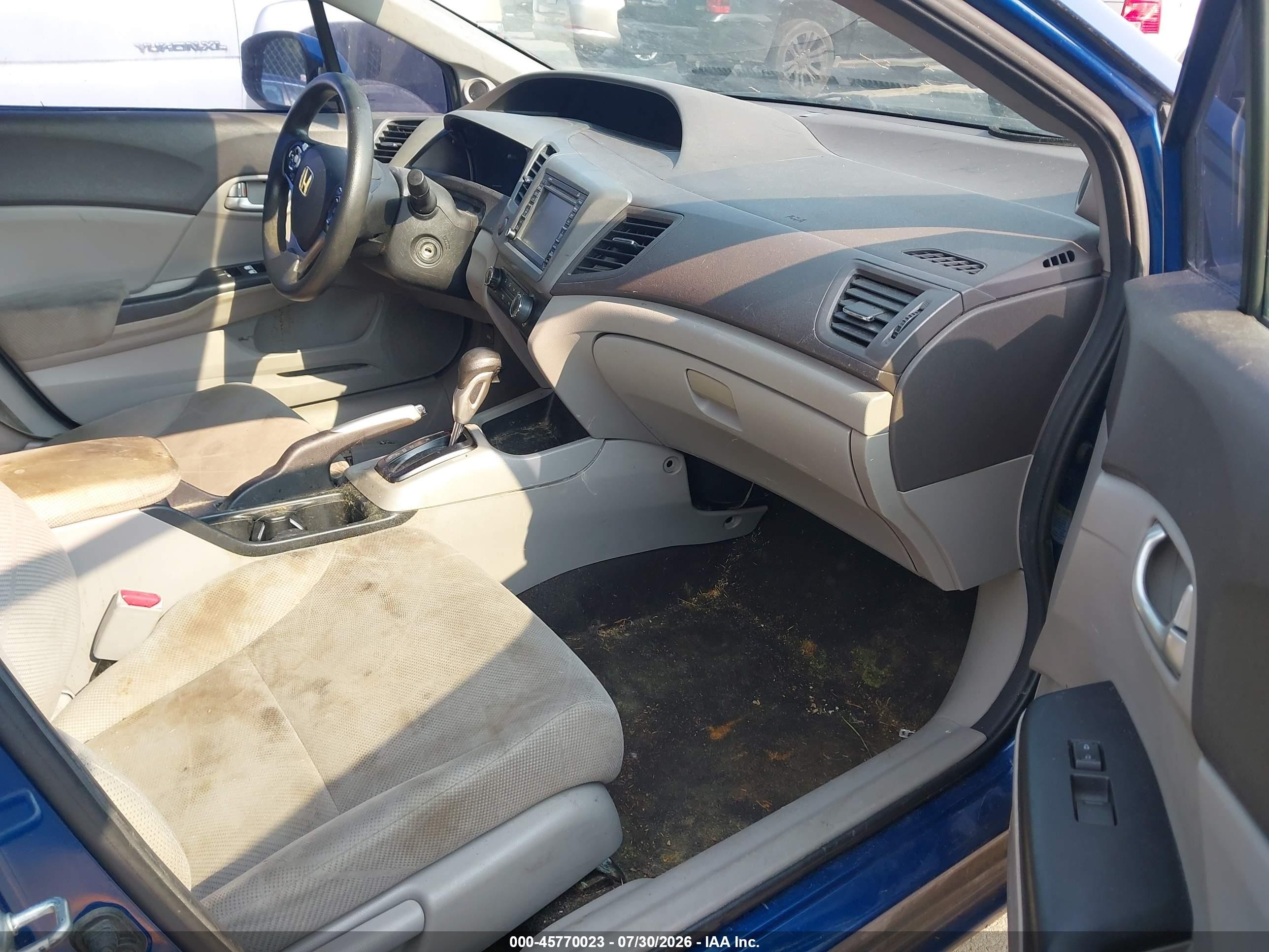 2012 Honda Civic Ex Blue vin: 2HGFB2F8XCH512749