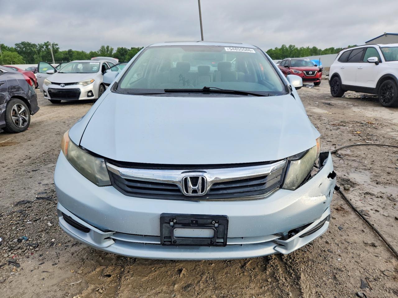 2012 Honda Civic Ex Blue vin: 2HGFB2F8XCH512895