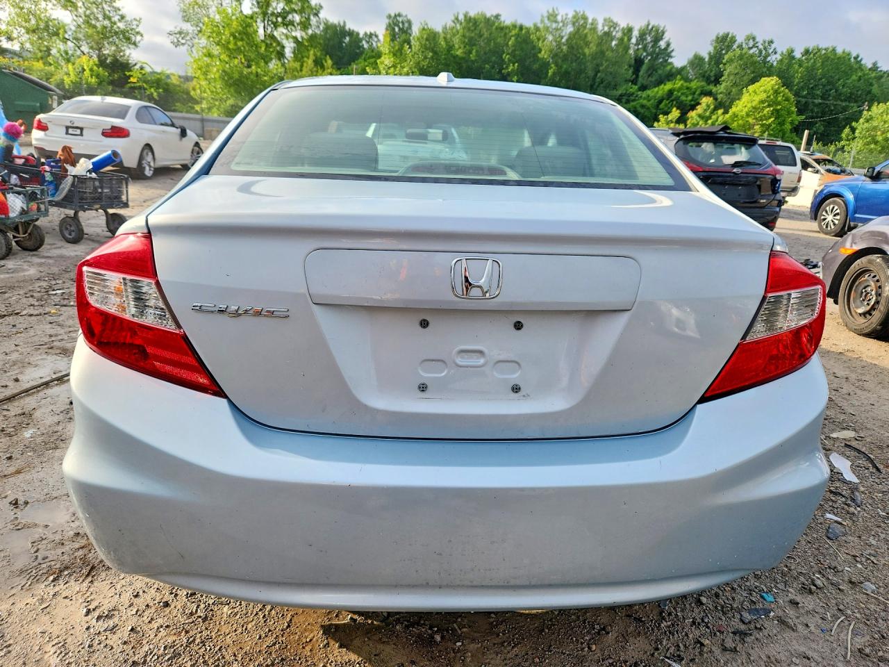 2012 Honda Civic Ex Blue vin: 2HGFB2F8XCH512895