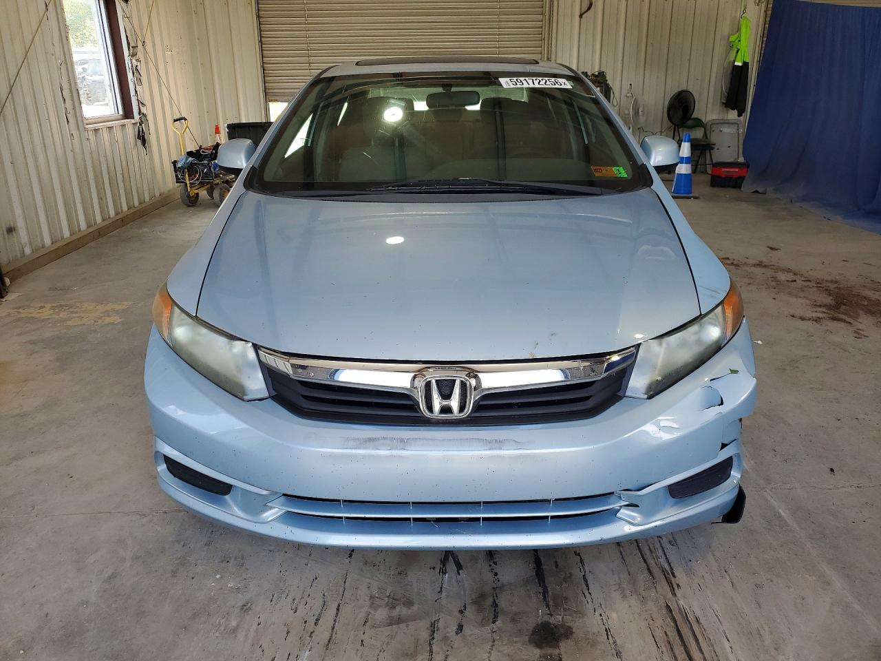 2012 Honda Civic Ex Blue vin: 2HGFB2F8XCH514131