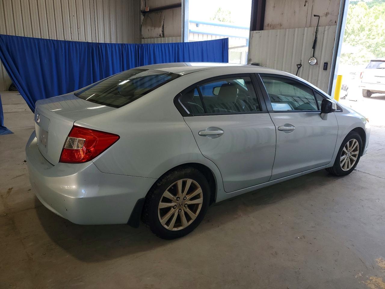 2012 Honda Civic Ex Blue vin: 2HGFB2F8XCH514131