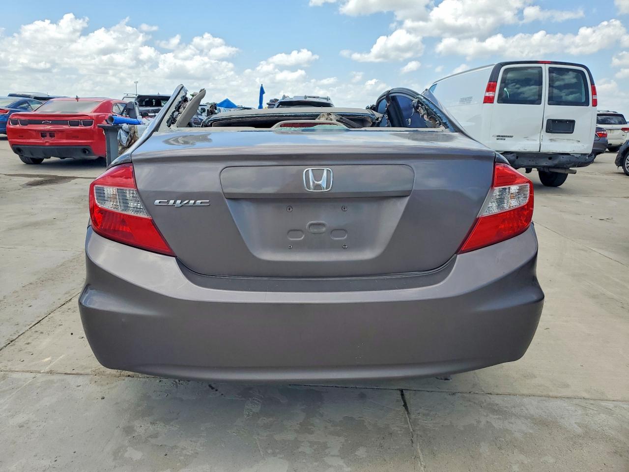2012 Honda Civic Ex Silver vin: 2HGFB2F8XCH534945