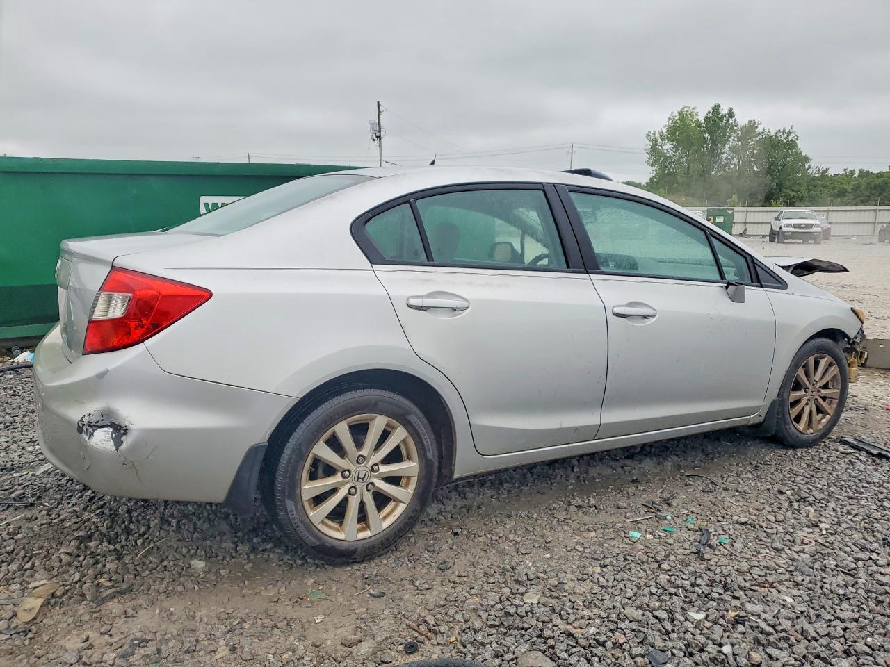 2012 Honda Civic Ex Silver vin: 2HGFB2F8XCH568139