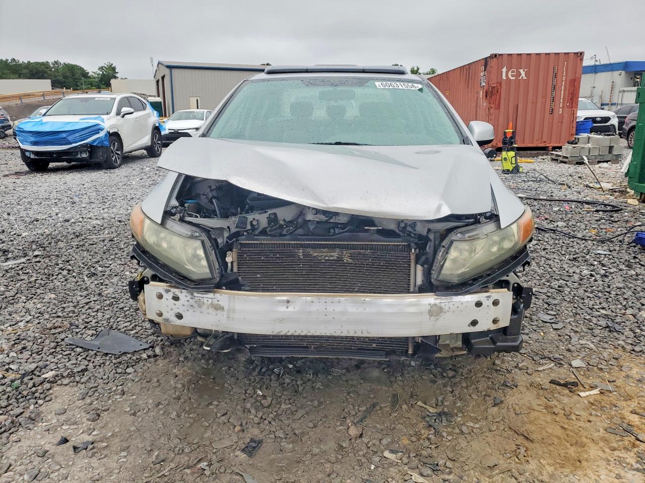 2012 Honda Civic Ex Silver vin: 2HGFB2F8XCH568139