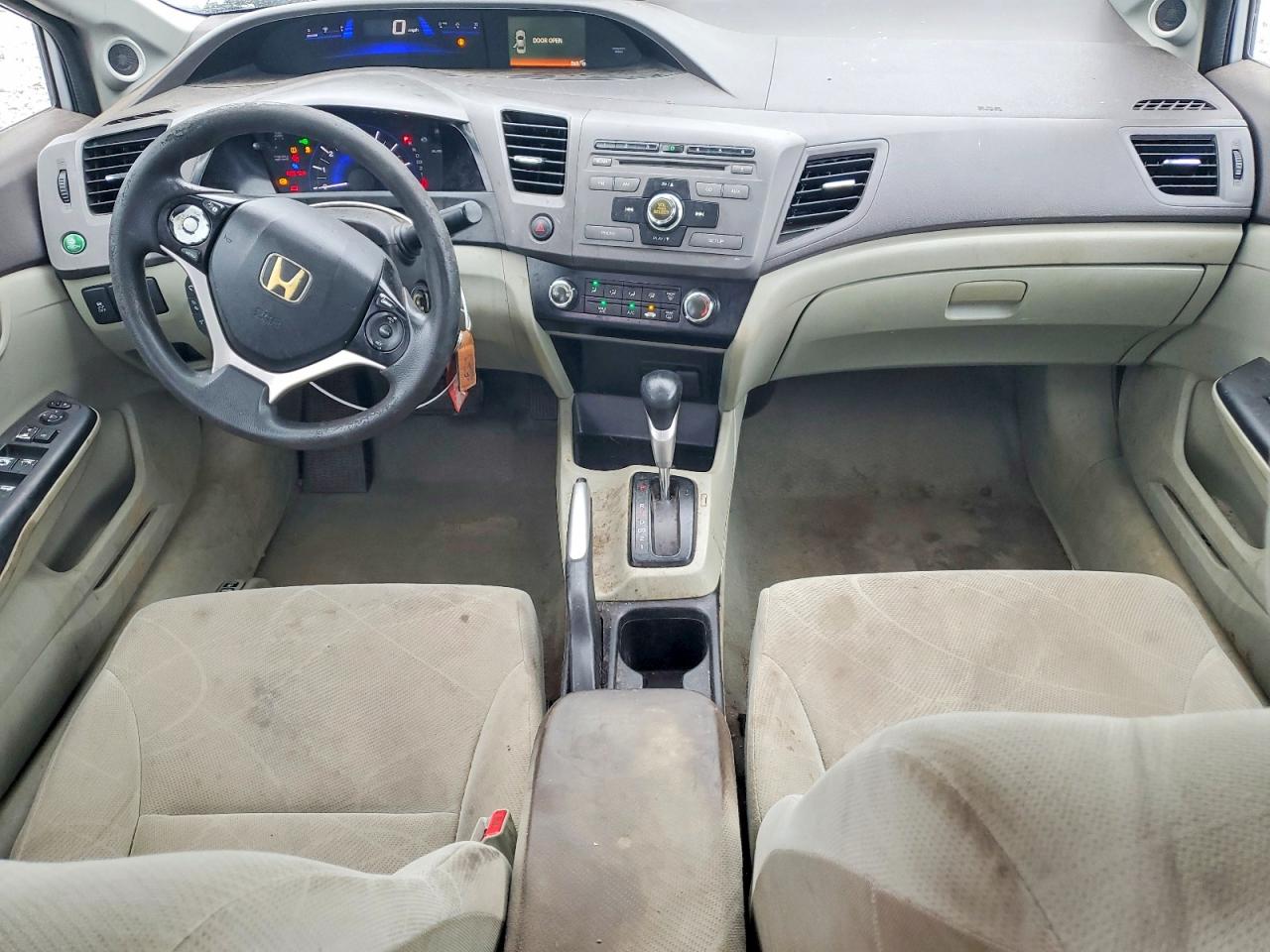 2012 Honda Civic Ex Silver vin: 2HGFB2F8XCH568139