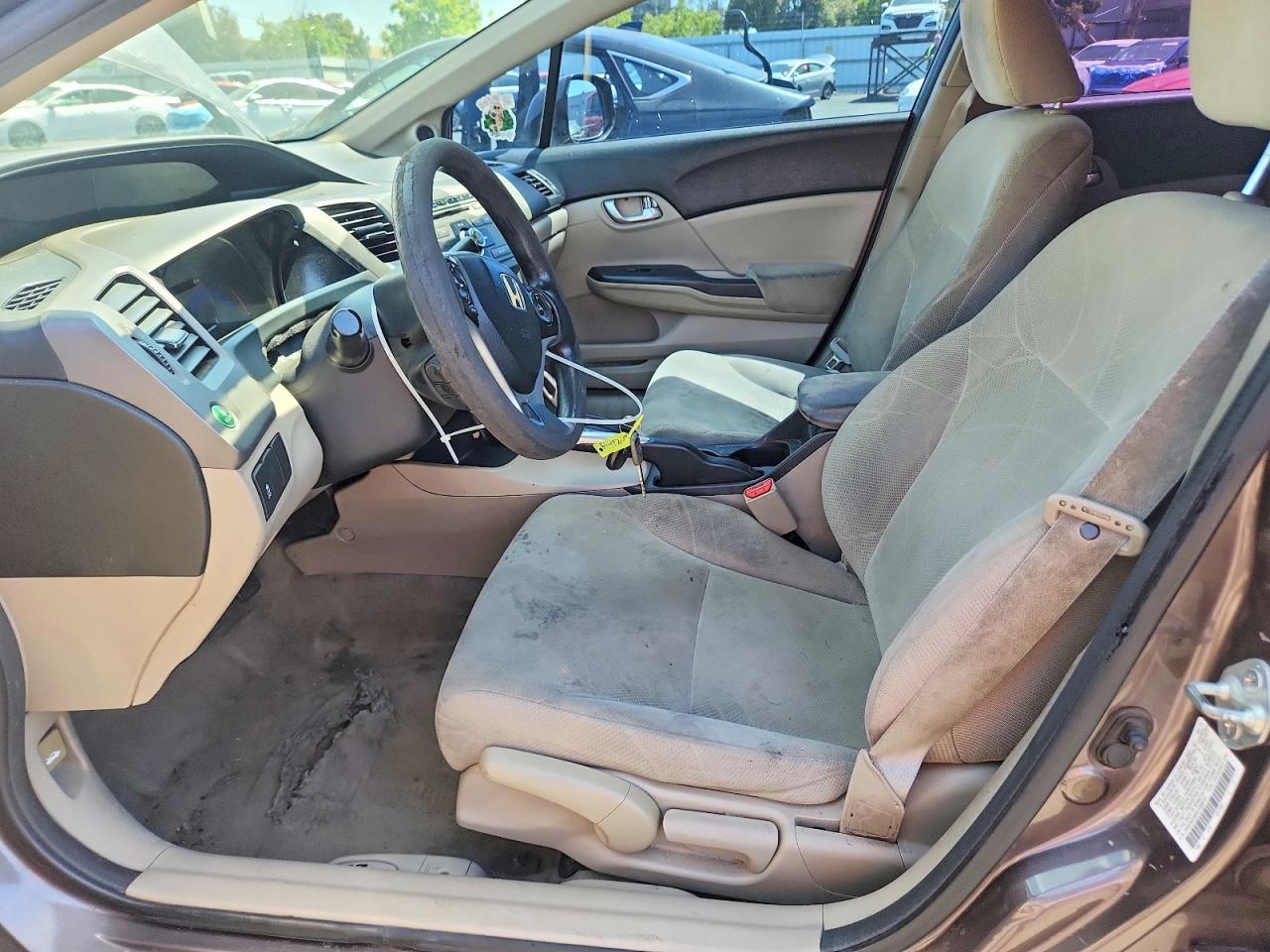 2012 Honda Civic Ex Коричневый vin: 2HGFB2F8XCH588035