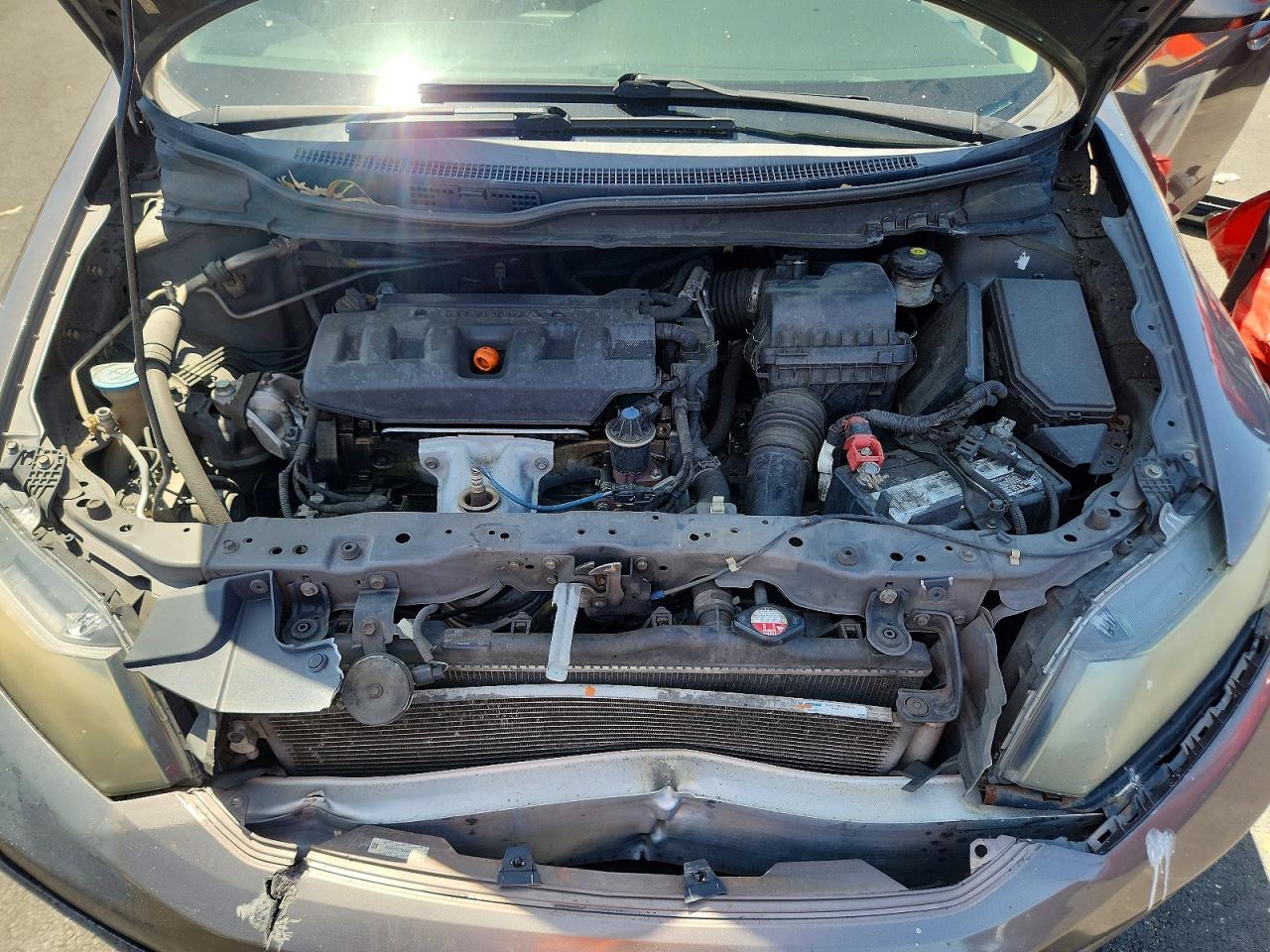 2012 Honda Civic Ex Коричневый vin: 2HGFB2F8XCH588035