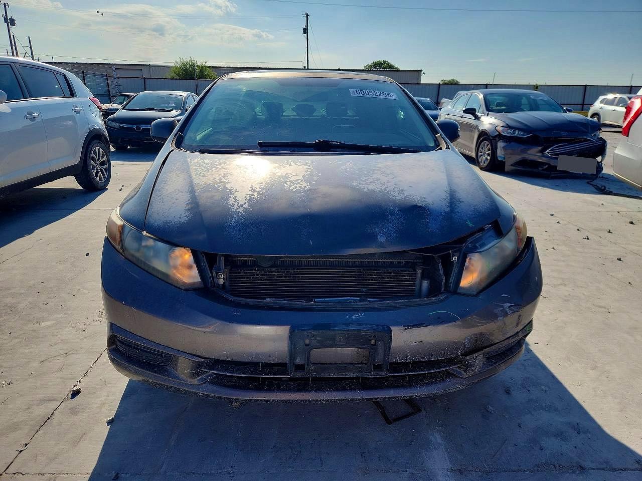 2012 Honda Civic Ex Gray vin: 2HGFB2F8XCH594434