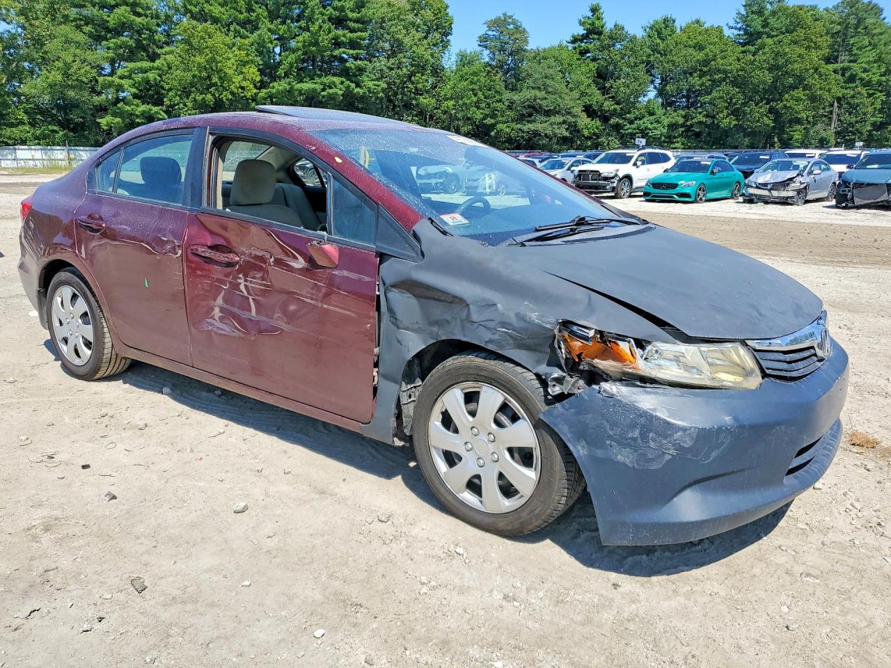 2012 Honda Civic Ex Two Tone vin: 2HGFB2F8XCH600927