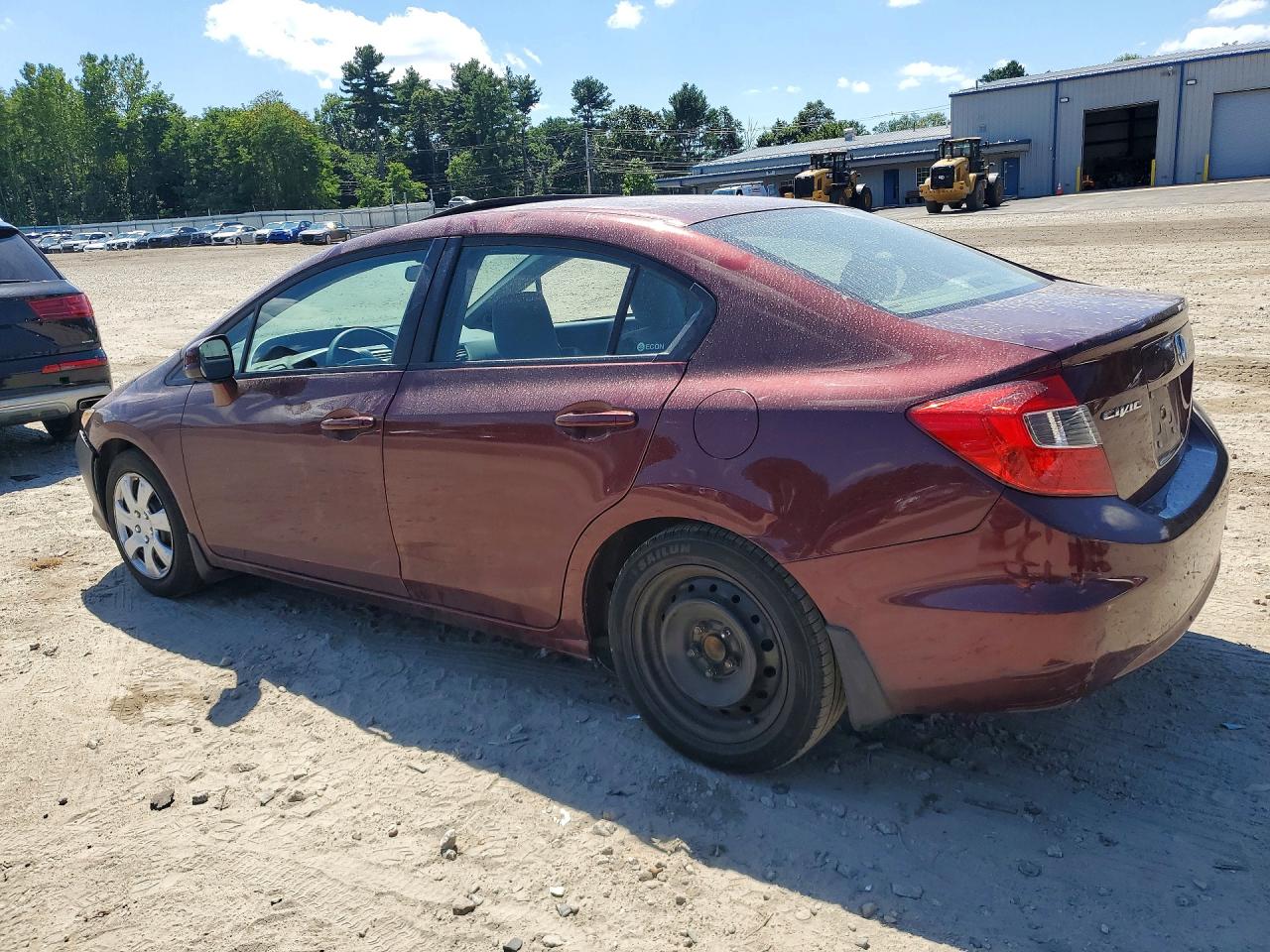 2012 Honda Civic Ex Two Tone vin: 2HGFB2F8XCH600927