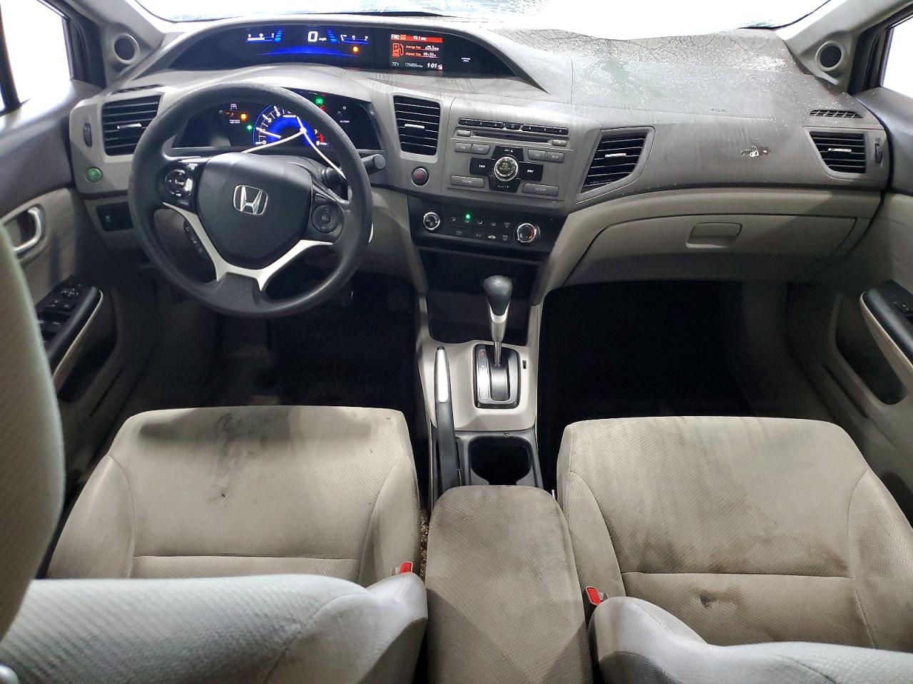 2012 Honda Civic Ex Gray vin: 2HGFB2F8XCH610261