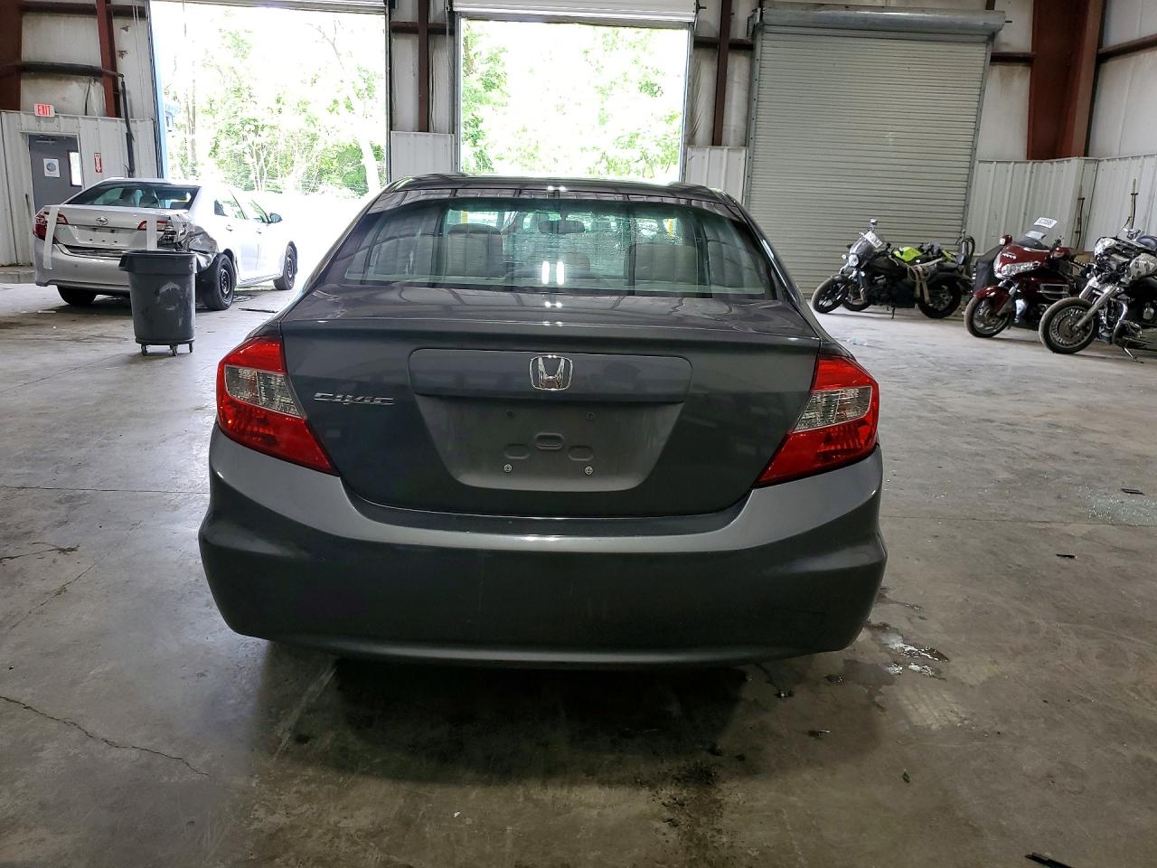 2012 Honda Civic Ex Gray vin: 2HGFB2F8XCH610261