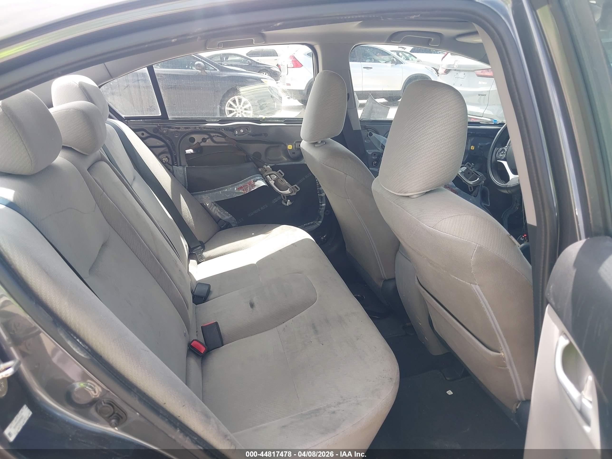 2013 Honda Civic Ex Gray vin: 2HGFB2F8XDH516933