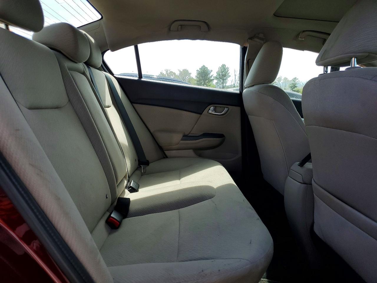 2013 Honda Civic Ex Maroon vin: 2HGFB2F8XDH526264