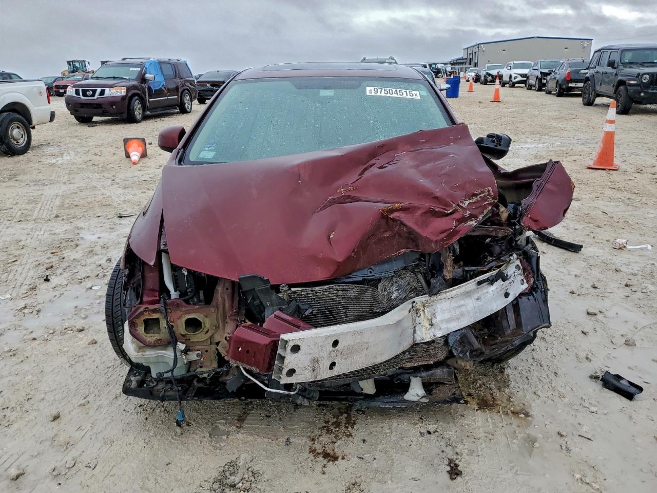 2013 Honda Civic Ex Maroon vin: 2HGFB2F8XDH535871