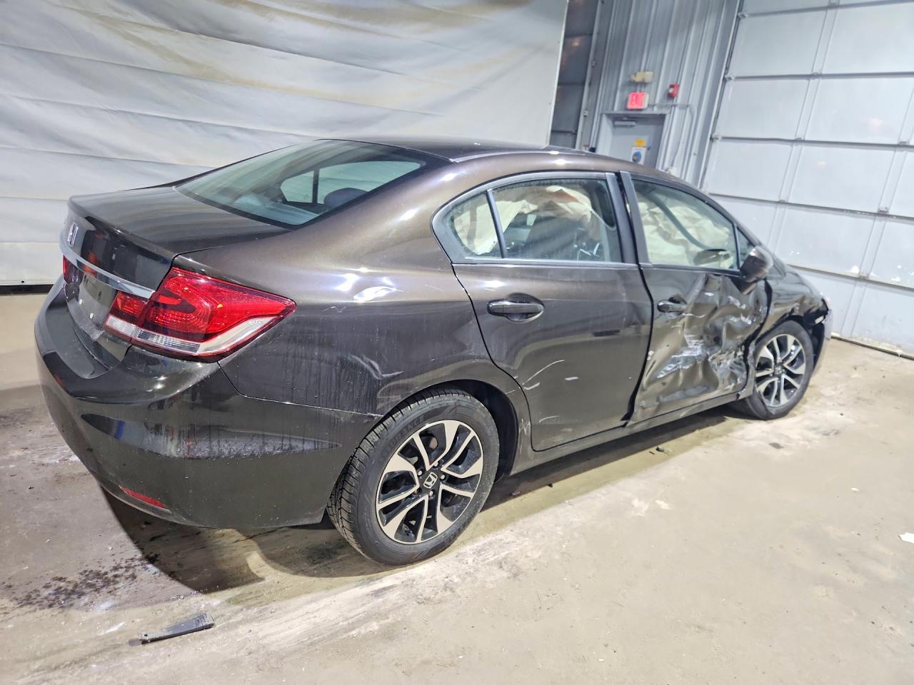 2014 Honda Civic Ex Brown vin: 2HGFB2F8XEH532583