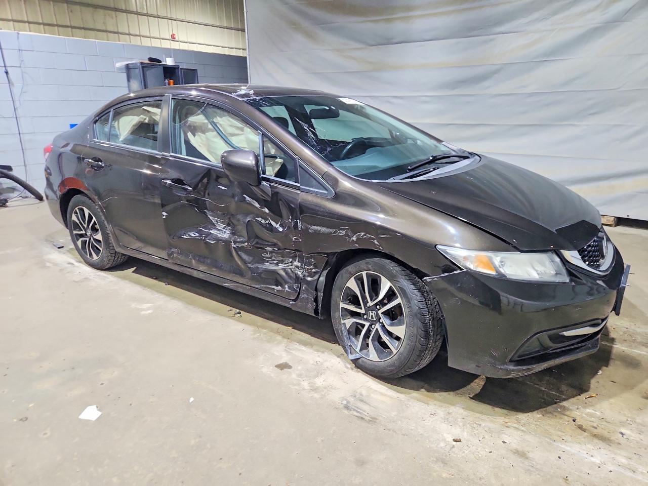2014 Honda Civic Ex Brown vin: 2HGFB2F8XEH532583
