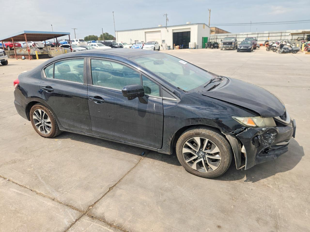 2014 Honda Civic Ex Black vin: 2HGFB2F8XEH554583