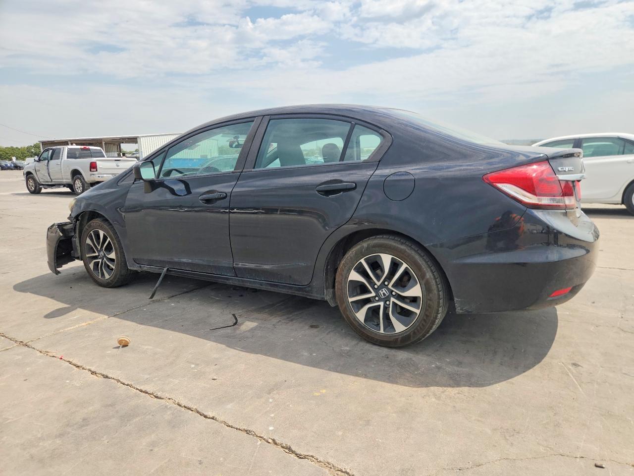 2014 Honda Civic Ex Black vin: 2HGFB2F8XEH554583