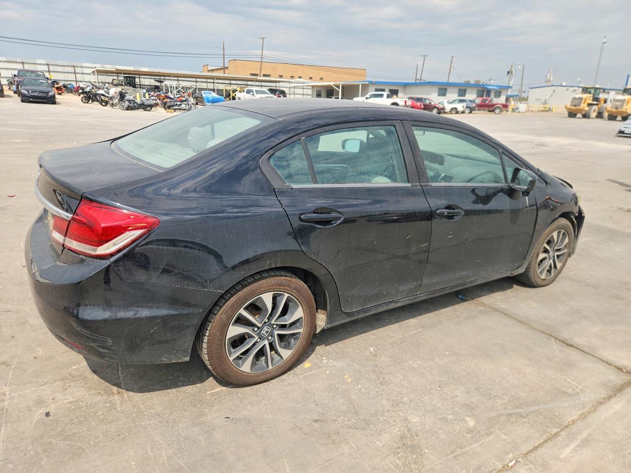 2014 Honda Civic Ex Black vin: 2HGFB2F8XEH554583