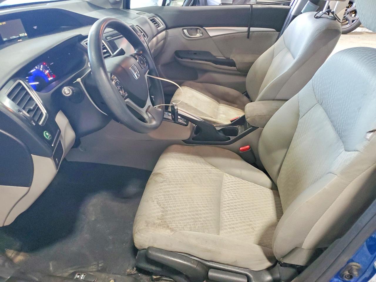 2015 Honda Civic Ex Синий vin: 2HGFB2F8XFH506096