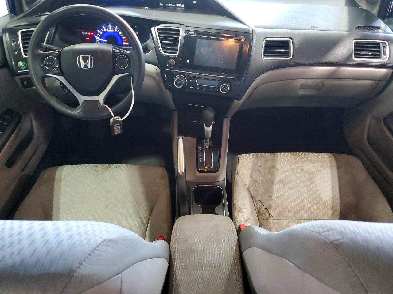 2015 Honda Civic Ex Синий vin: 2HGFB2F8XFH506096