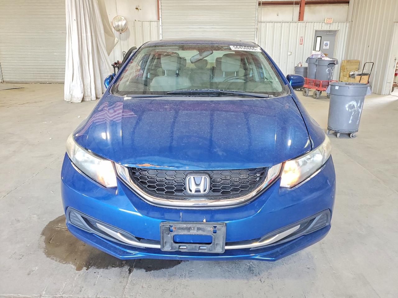 2015 Honda Civic Ex Синий vin: 2HGFB2F8XFH506096