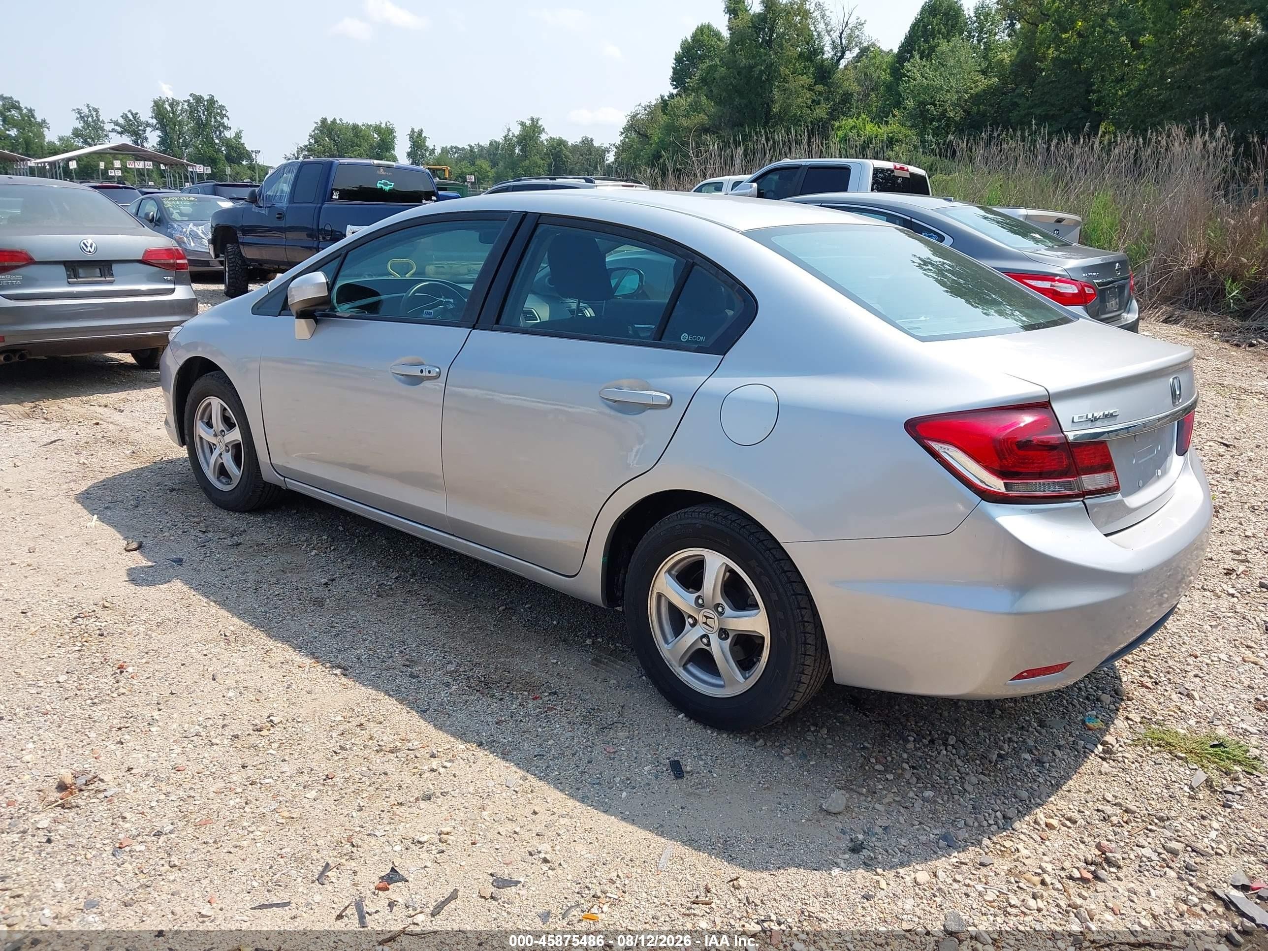 2015 Honda Civic Ex Silver vin: 2HGFB2F8XFH516014