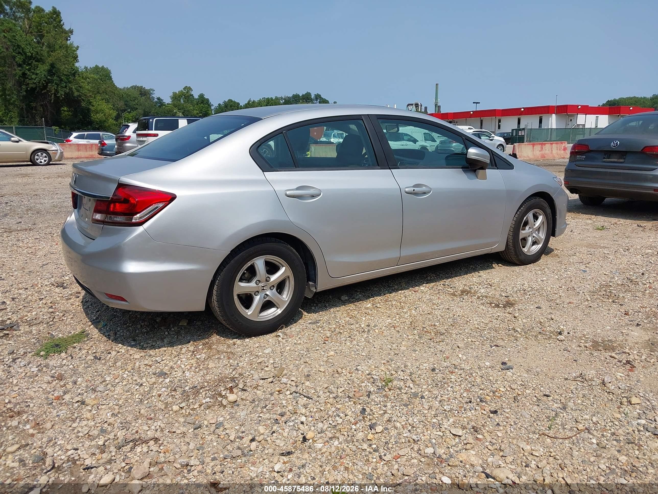 2015 Honda Civic Ex Silver vin: 2HGFB2F8XFH516014