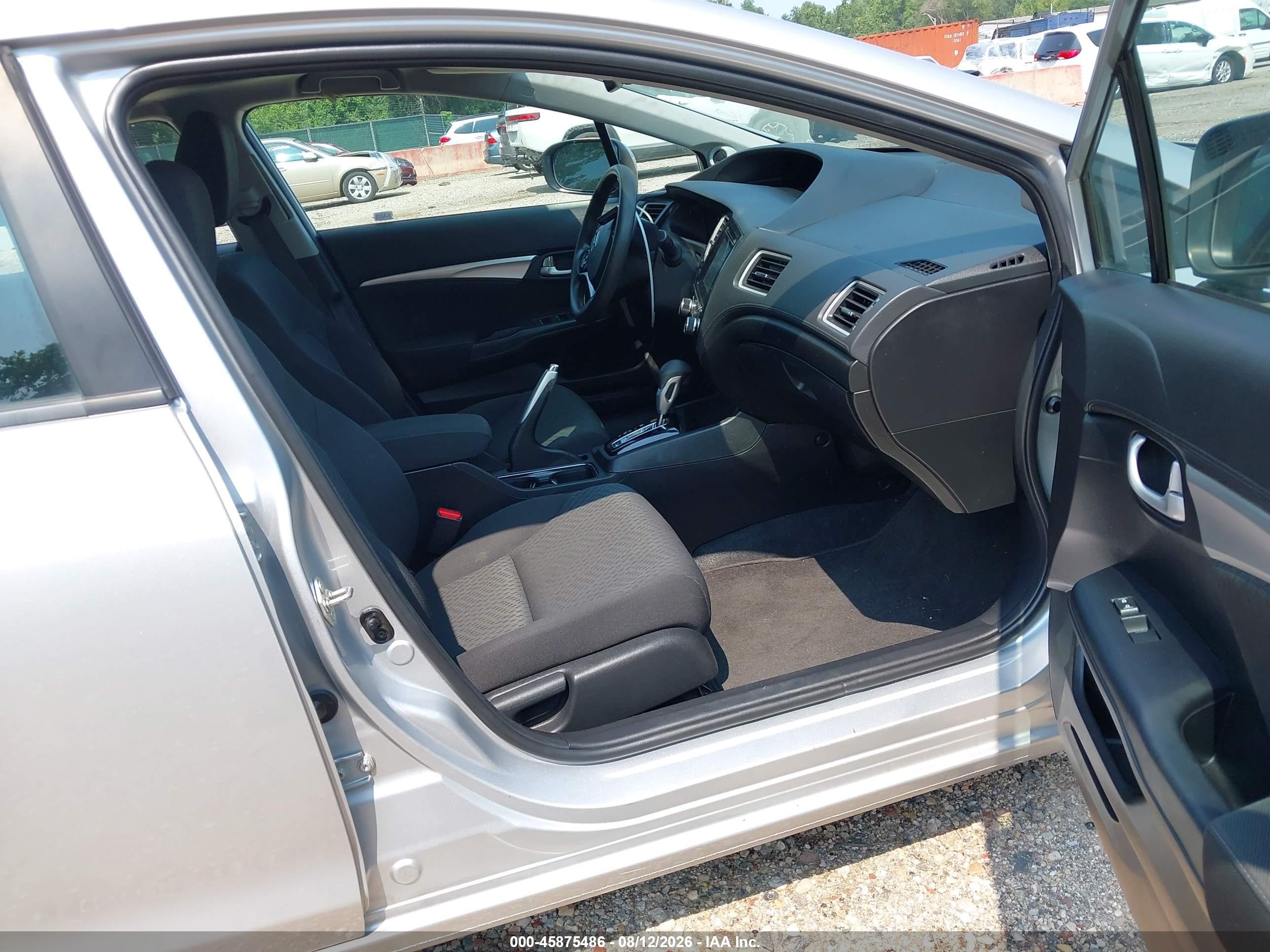 2015 Honda Civic Ex Silver vin: 2HGFB2F8XFH516014