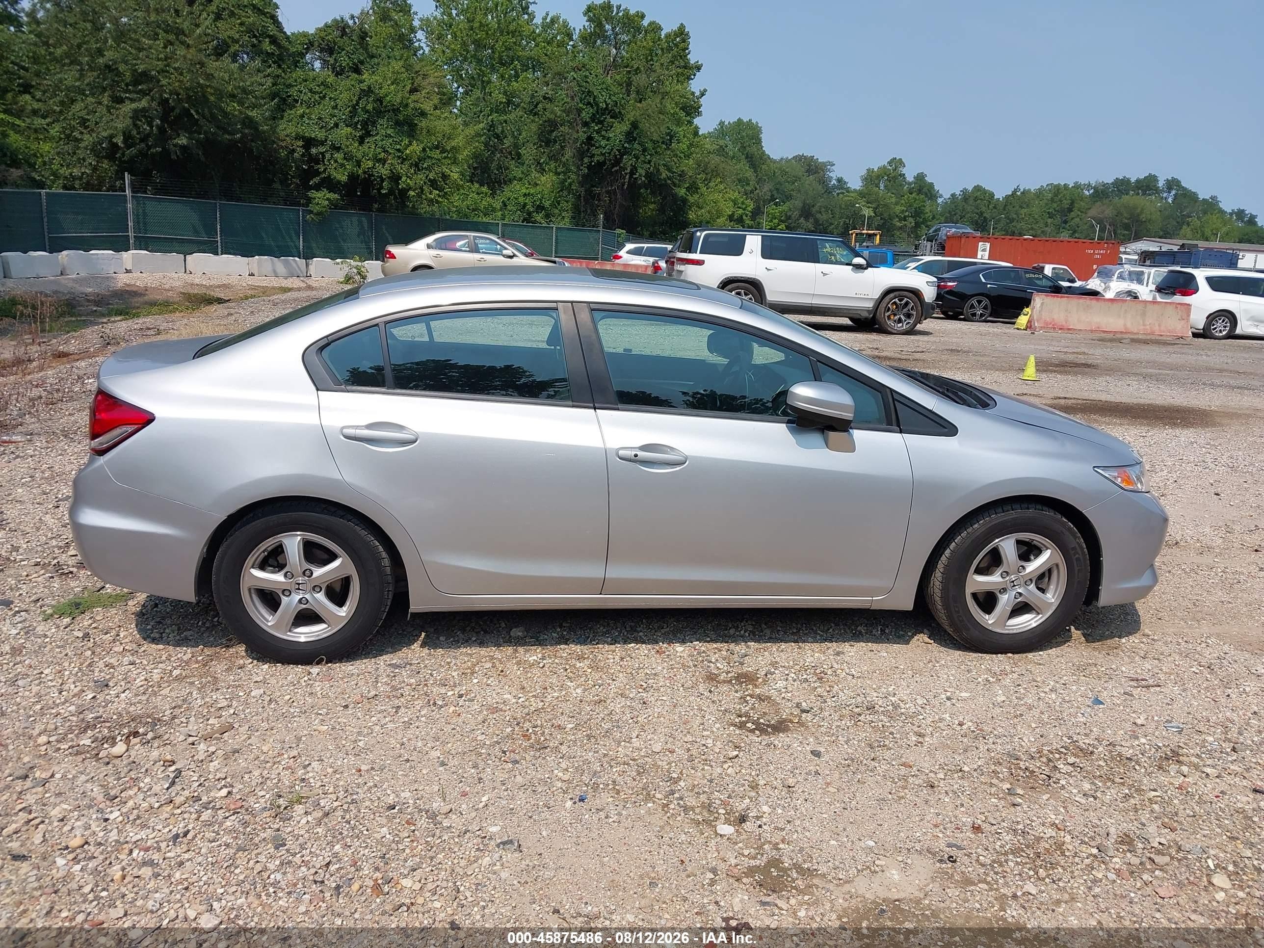 2015 Honda Civic Ex Silver vin: 2HGFB2F8XFH516014