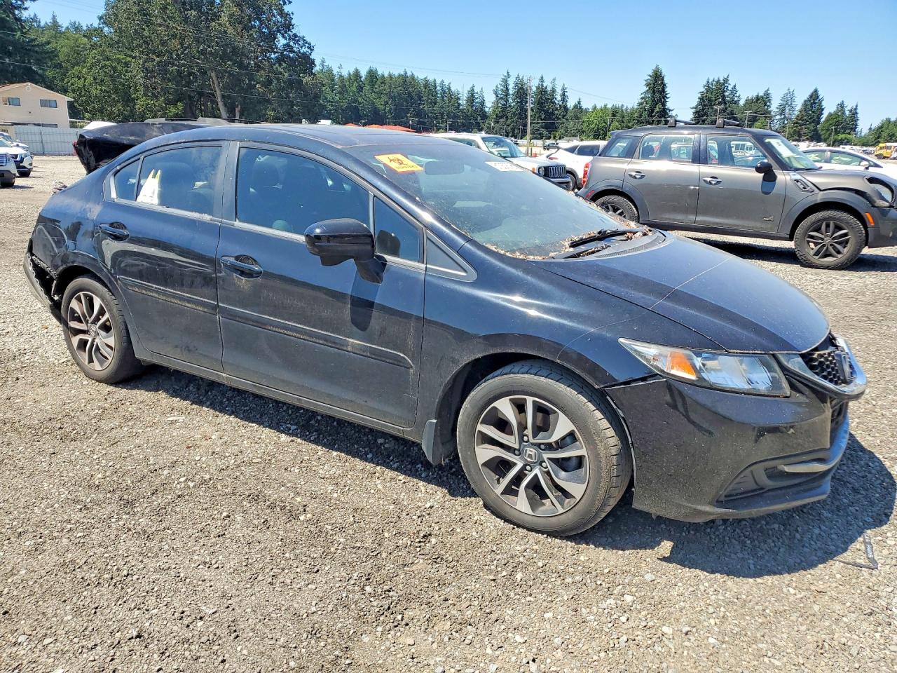 2015 Honda Civic Ex Black vin: 2HGFB2F8XFH529832