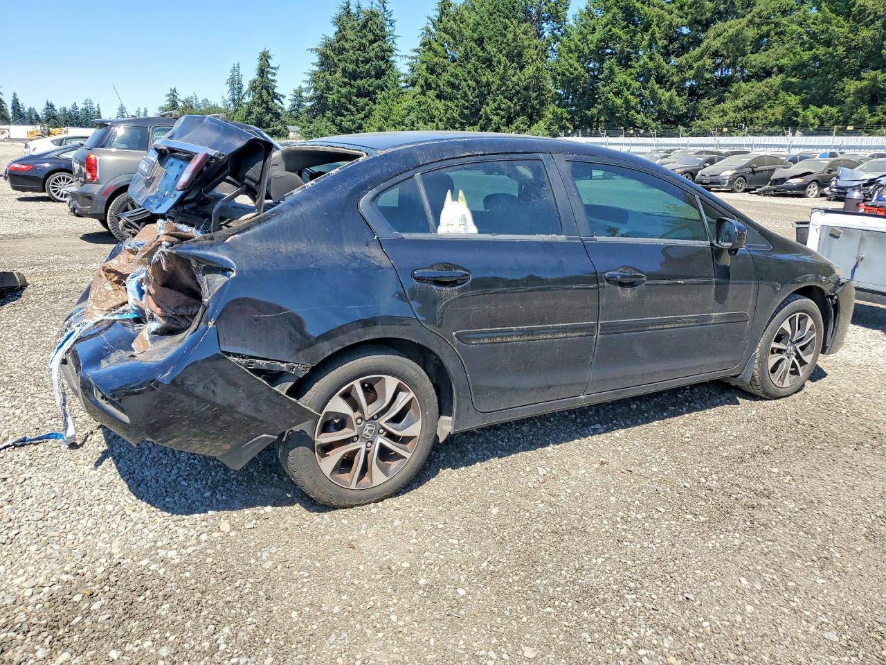 2015 Honda Civic Ex Black vin: 2HGFB2F8XFH529832