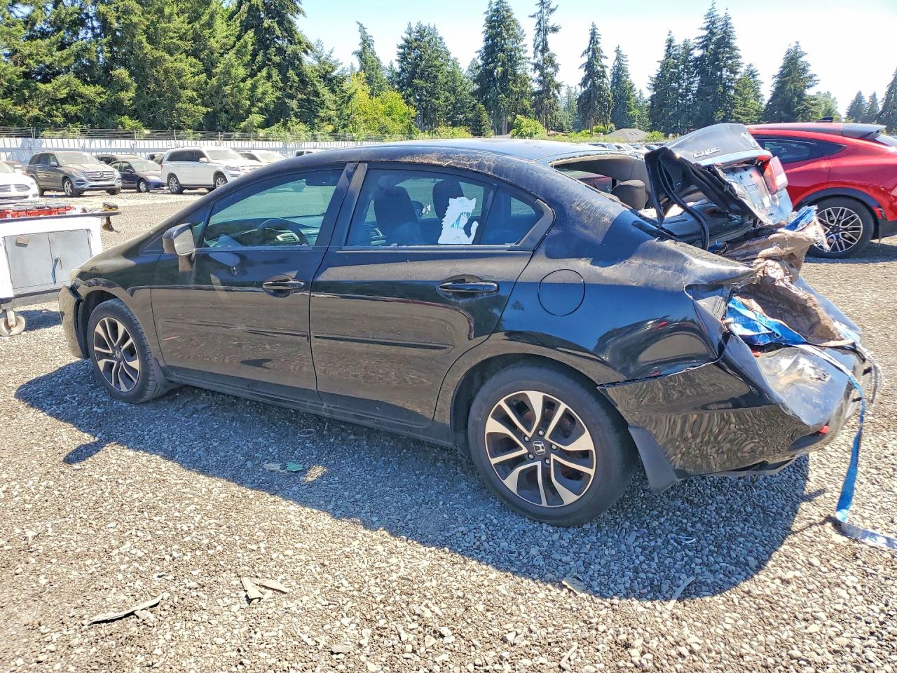 2015 Honda Civic Ex Black vin: 2HGFB2F8XFH529832