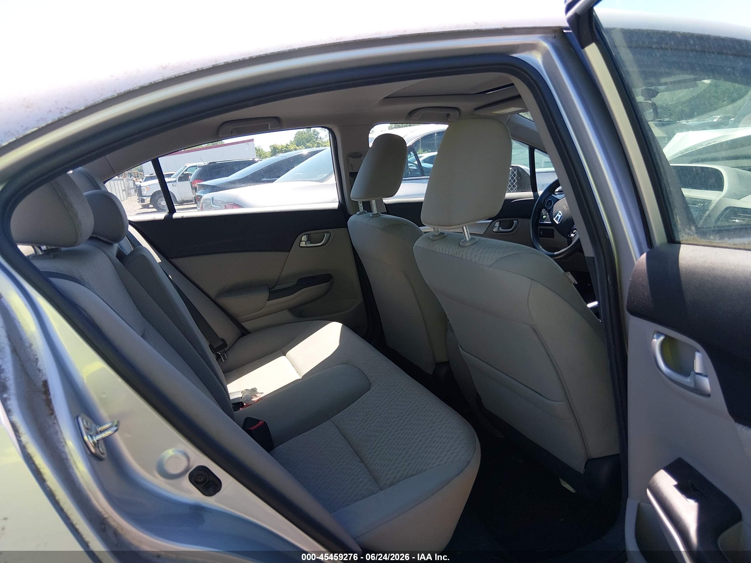 2015 Honda Civic Ex Silver vin: 2HGFB2F8XFH564354