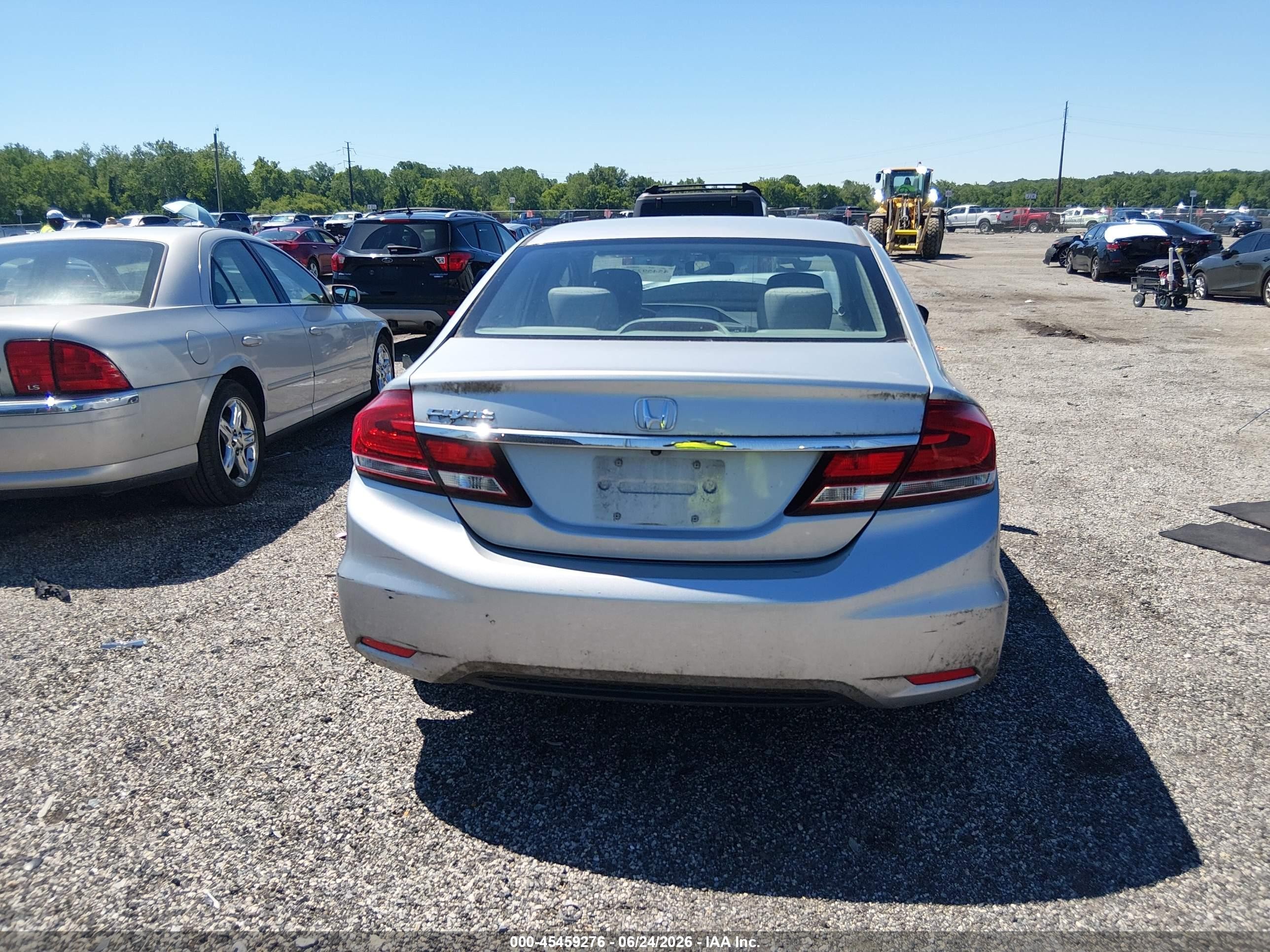 2015 Honda Civic Ex Silver vin: 2HGFB2F8XFH564354