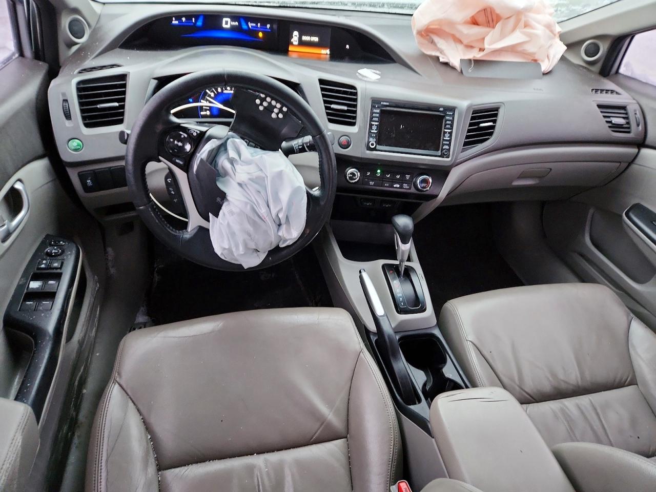 2012 Honda Civic Exl Silver vin: 2HGFB2F90CH017212