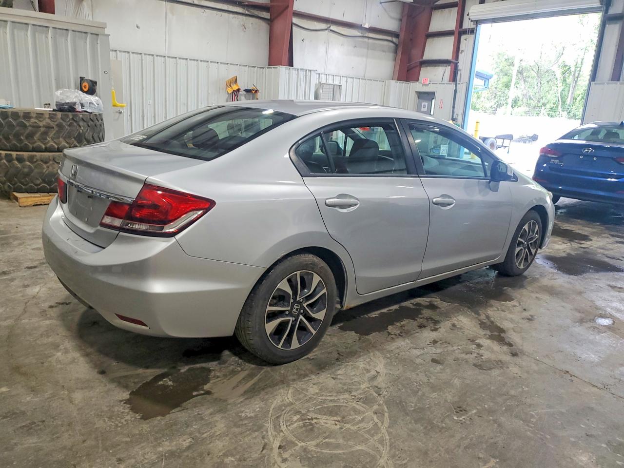 2013 Honda Civic Exl Silver vin: 2HGFB2F90DH533670