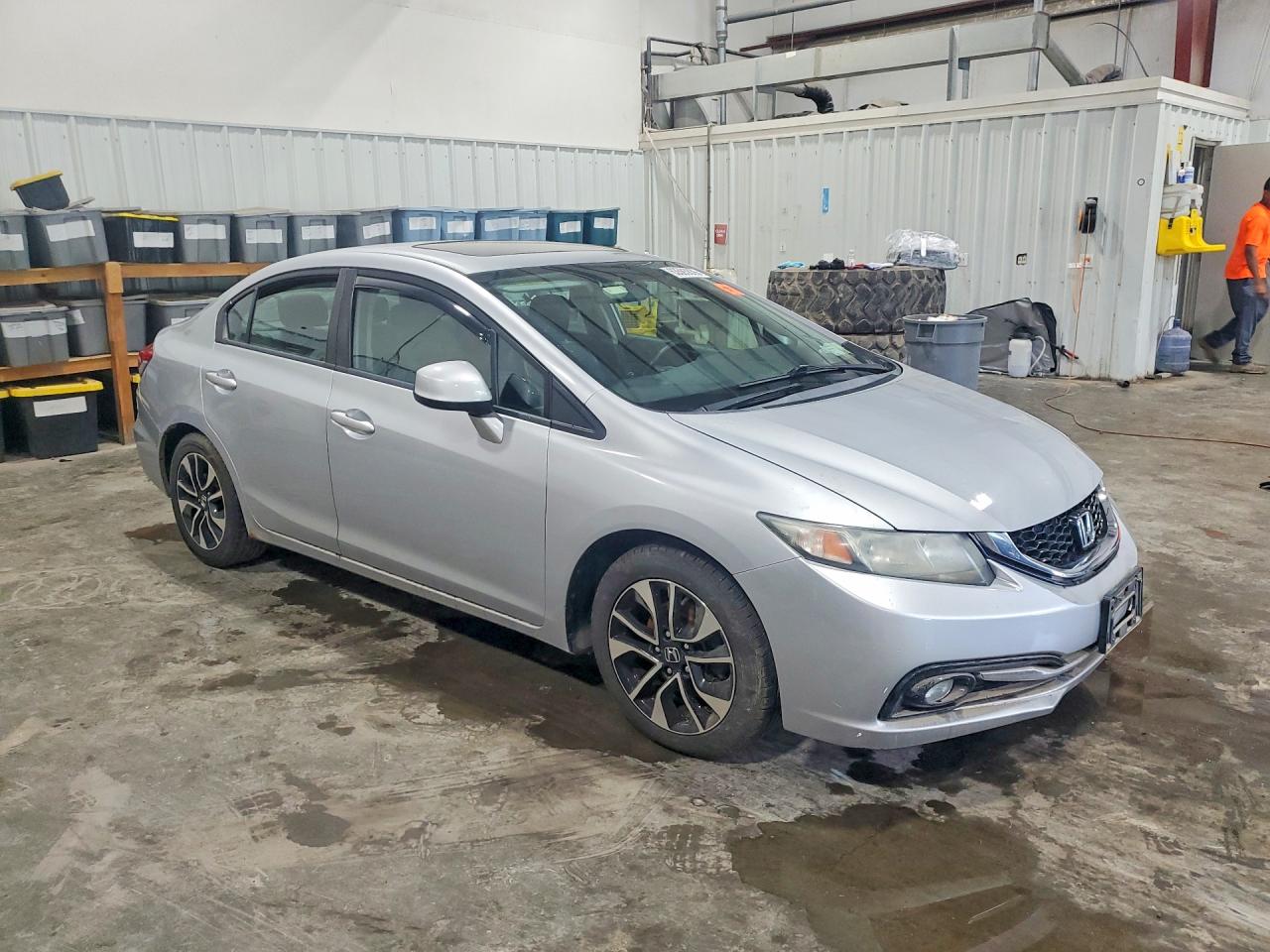 2013 Honda Civic Exl Silver vin: 2HGFB2F90DH533670