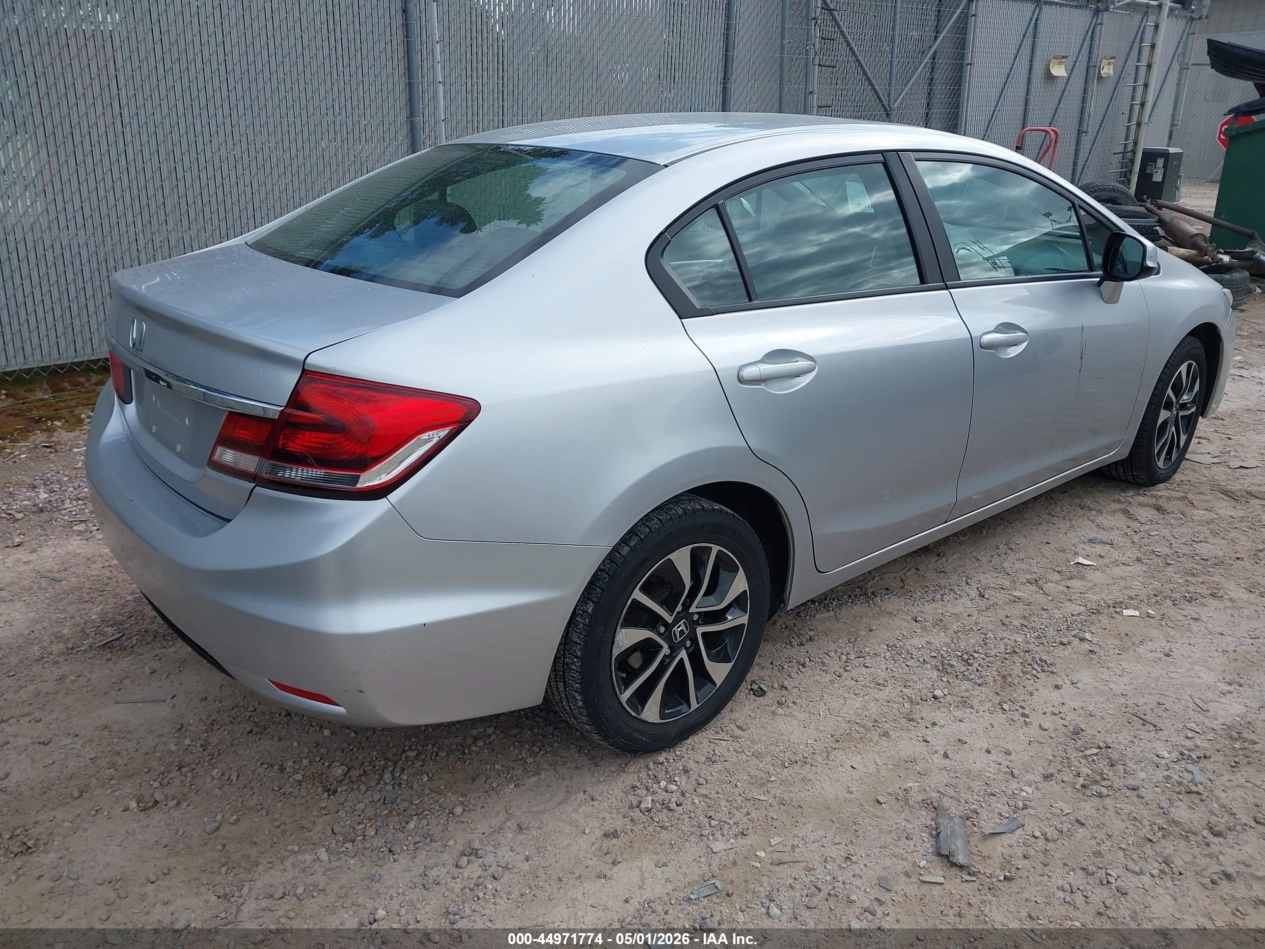 2013 Honda Civic Ex-l Silver vin: 2HGFB2F90DH546791