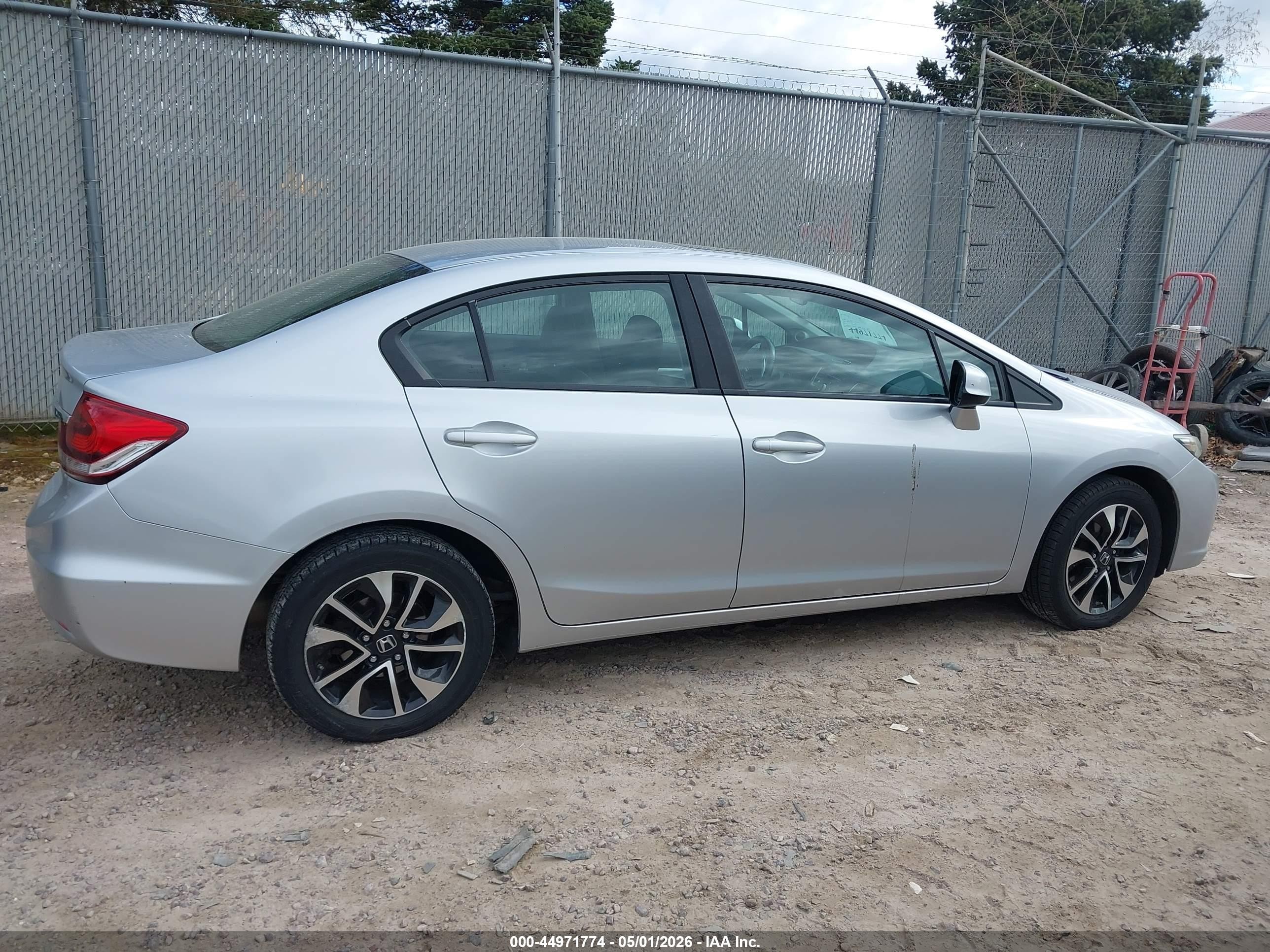 2013 Honda Civic Ex-l Silver vin: 2HGFB2F90DH546791