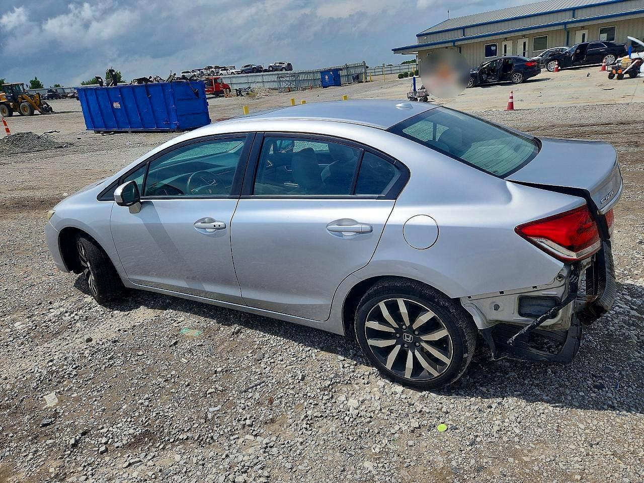 2014 Honda Civic Exl Silver vin: 2HGFB2F90EH504235