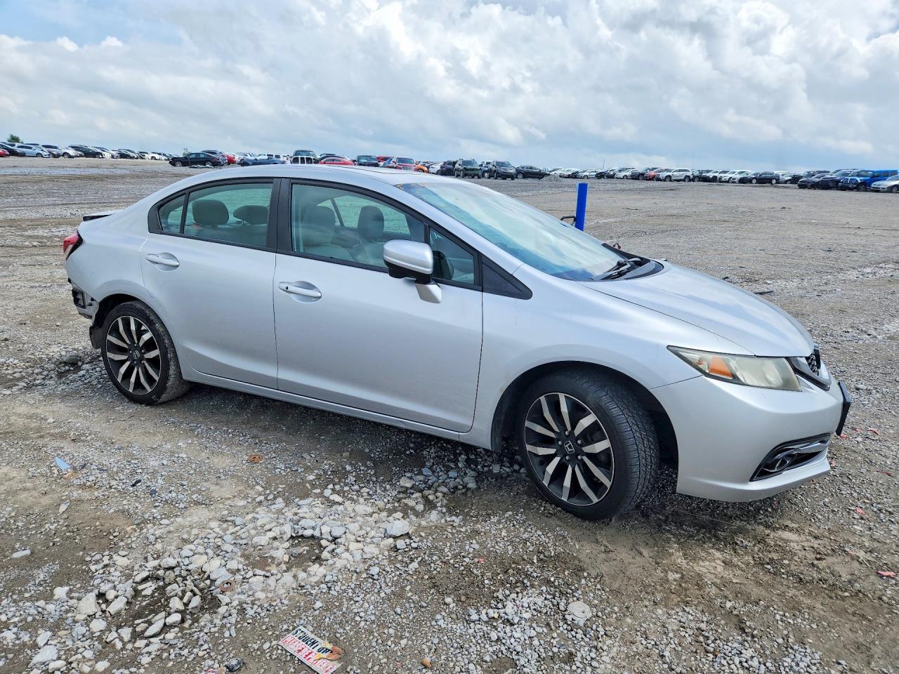 2014 Honda Civic Exl Silver vin: 2HGFB2F90EH504235