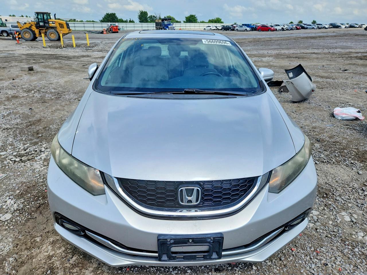 2014 Honda Civic Exl Silver vin: 2HGFB2F90EH504235