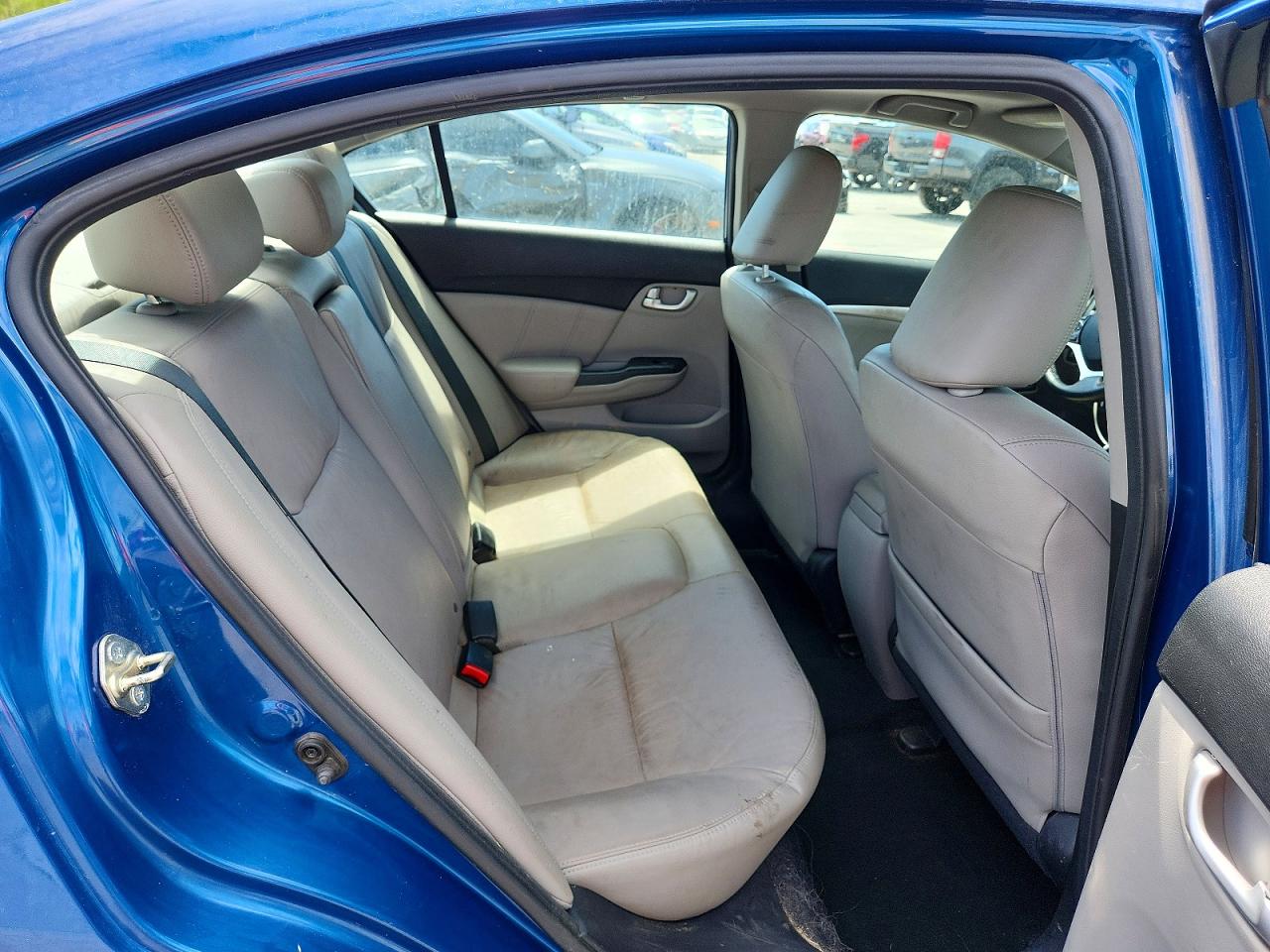2015 Honda Civic Exl Blue vin: 2HGFB2F90FH512319